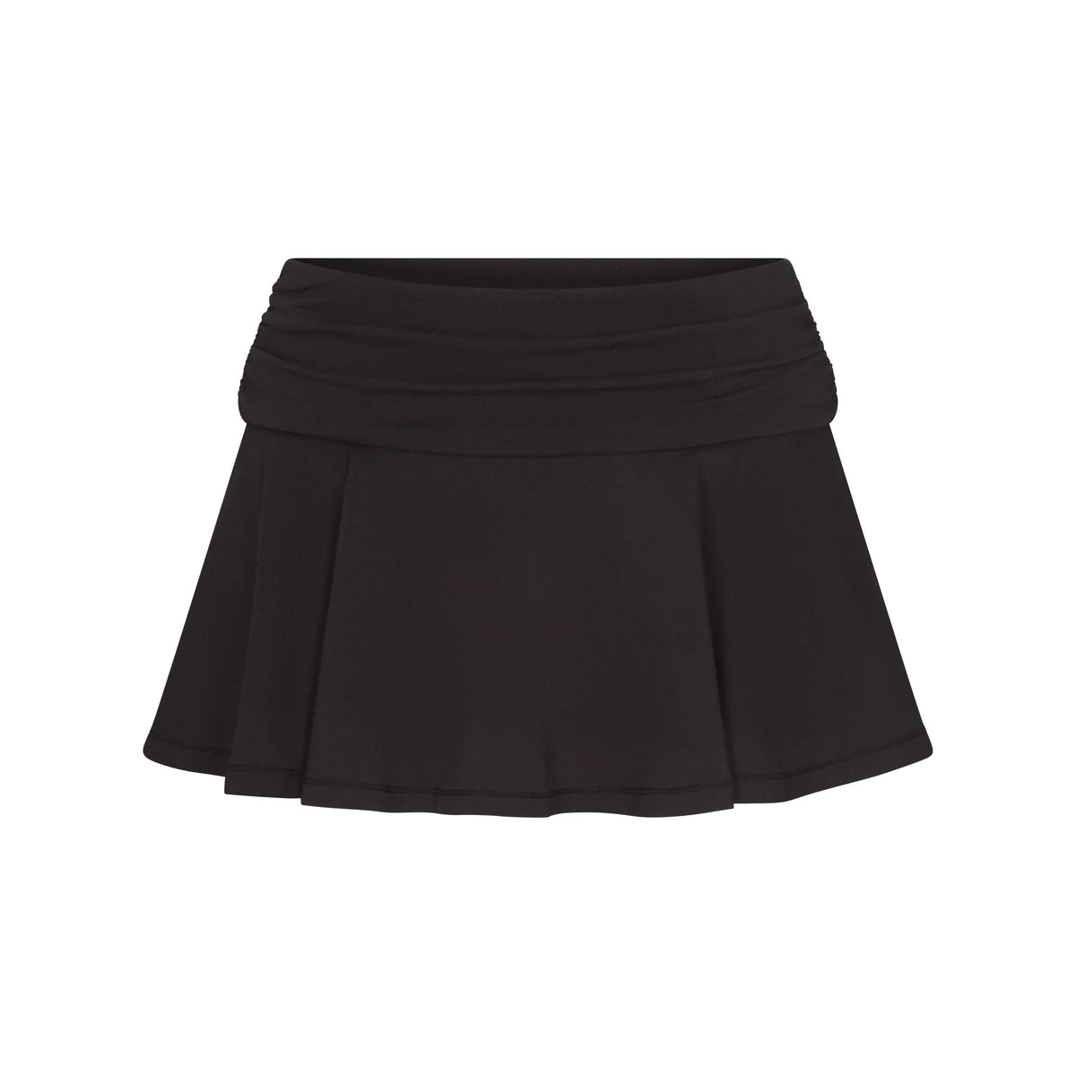 COTTON JERSEY FOLDOVER MINI SKORT | SOOT