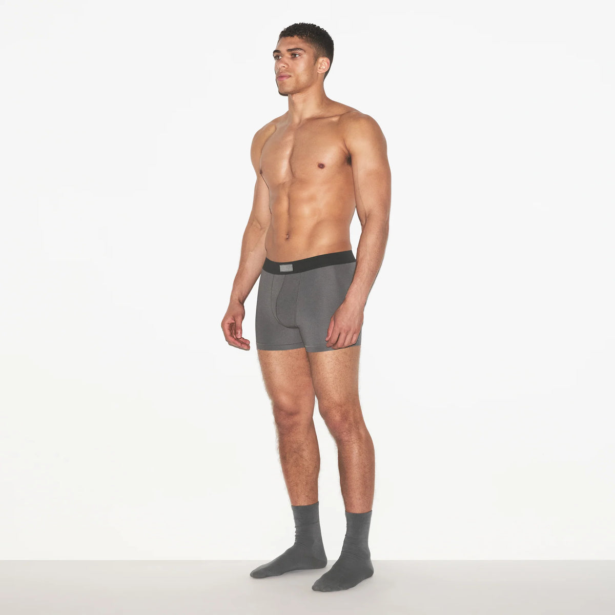 SKIMS COTTON MENS 3" BOXER BRIEF 3-PACK | RUSSET MULTI