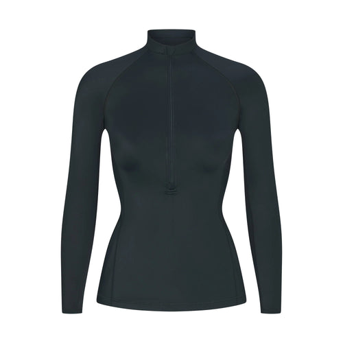 NikeSKIMS SHINE LONG SLEEVE HALF ZIP | DARK TEAL