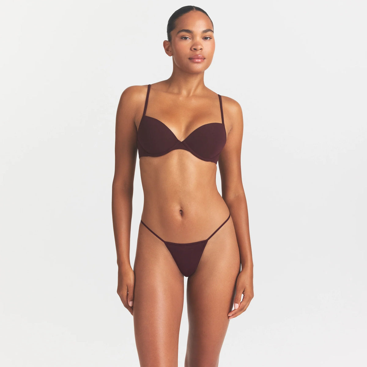 EVERYDAY COTTON STRING THONG | CURRANT