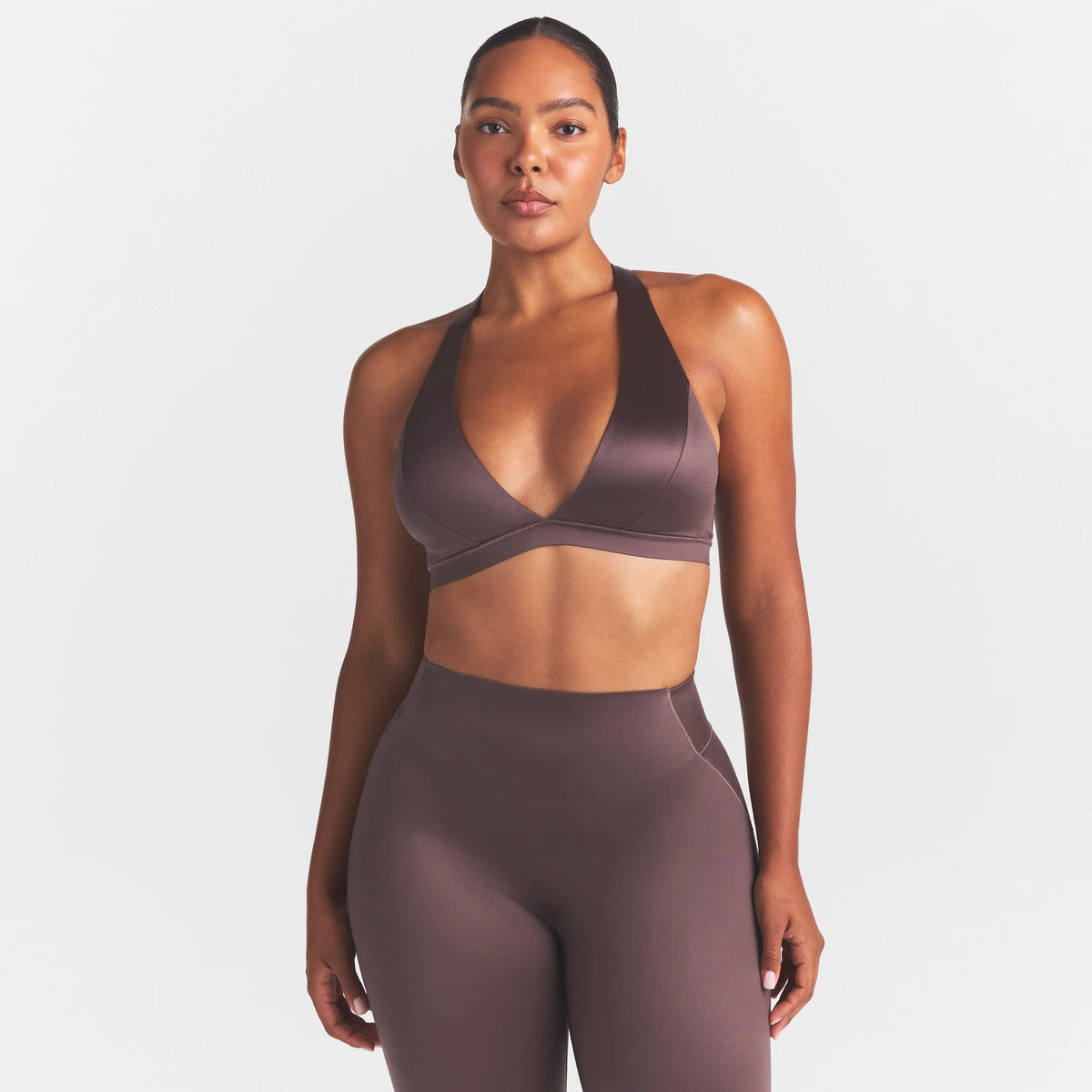 NikeSKIMS SATIN SHINE RACERBACK BRA | RESIN