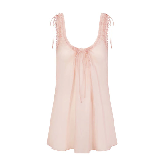 SKIMS ROMANCE MINI DRESS | MORGANITE