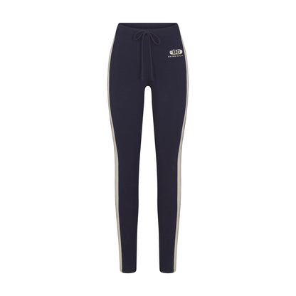 OUTDOOR HIGH-WAISTED LEGGING | NAVY ECRU CONTRAST