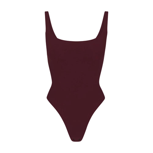 FITS EVERYBODY SQUARE NECK BODYSUIT | CURRANT